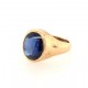 Pre Owned 9ct Sapphire Signet Ring ZX938